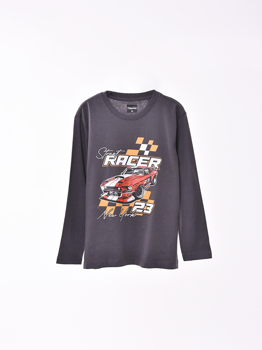 REMERA MARCOS - GRIS OSCURO 