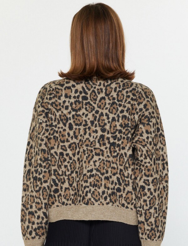 Buzo Animal Print TOSTADO/MULTI