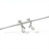 Caravanas Vintage Perlas-Plata 925-Con Perla y Zirconia-CA3213 conperla
