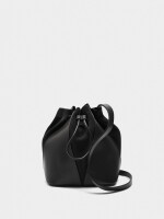 Bolso Bombonera De Piel M negro