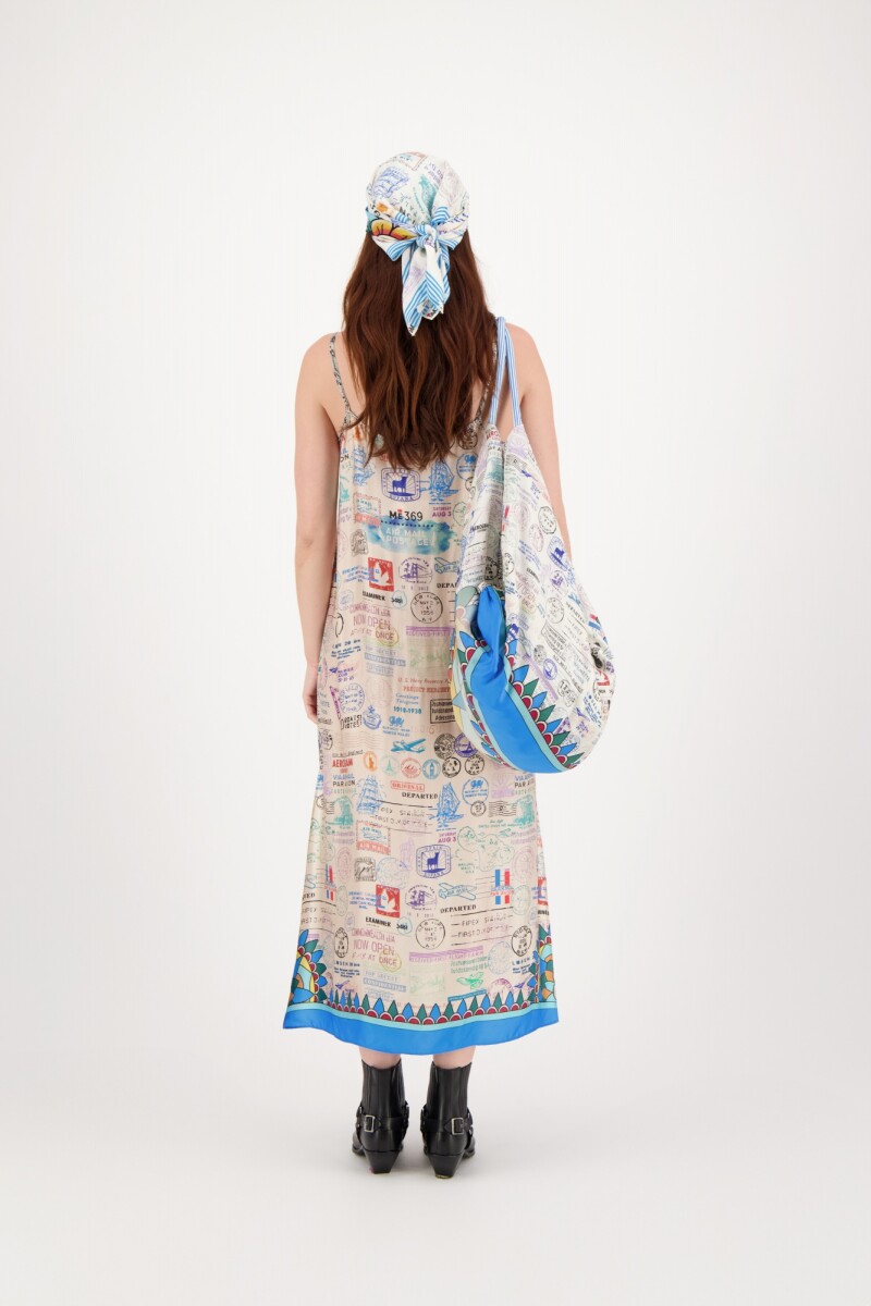 VESTIDO LARGO Estampado