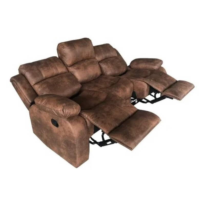 Recliner sofa 3 CUERPO color MARRON GASTADO Recliner sofa 3 CUERPO color MARRON GASTADO