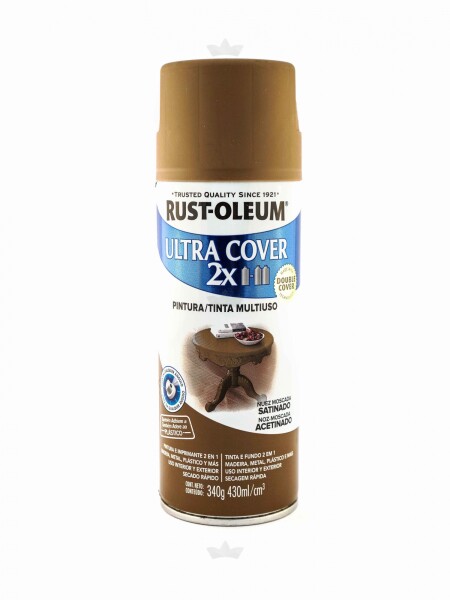 AEROSOL ULTRA COVER 2X NUEZ MOSCADA SATINADO-340 GR. N/A