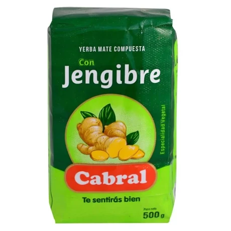 YERBA CABRAL 500G COMPUESTA C/JENGIBRE YERBA CABRAL 500G COMPUESTA C/JENGIBRE