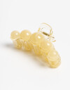 Broche Acrilico Broche Bolones De Acrílico - Blanco Crudo