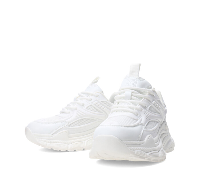 Championes de Mujer Miss Carol VESCOVO acordonado Blanco