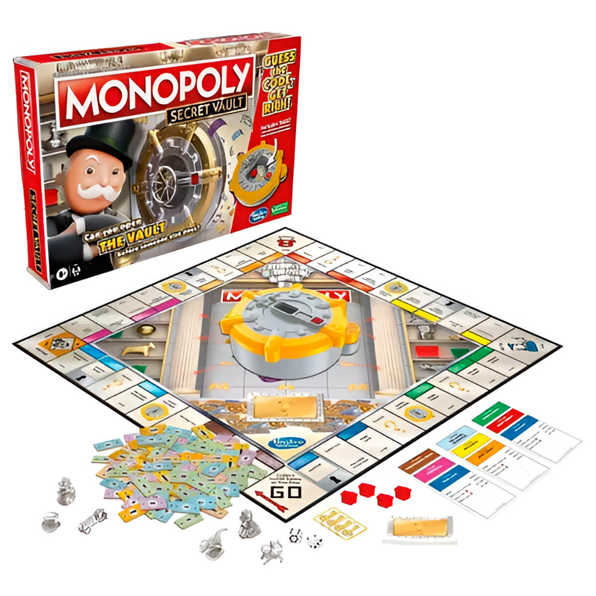 Juego De Mesa Hasbro Monopoly Bóveda Secreta Clásico 