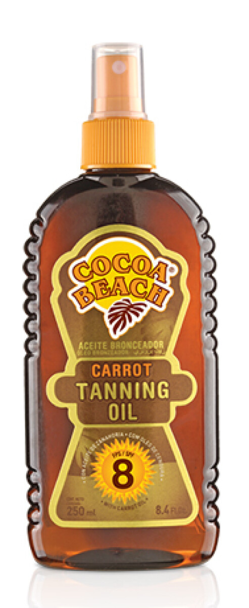Cocoa Beach Aceite Bronceador Zanahoria FPS 8 