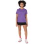 Polo Running Metarun Ss Top Mujer Edo Purple