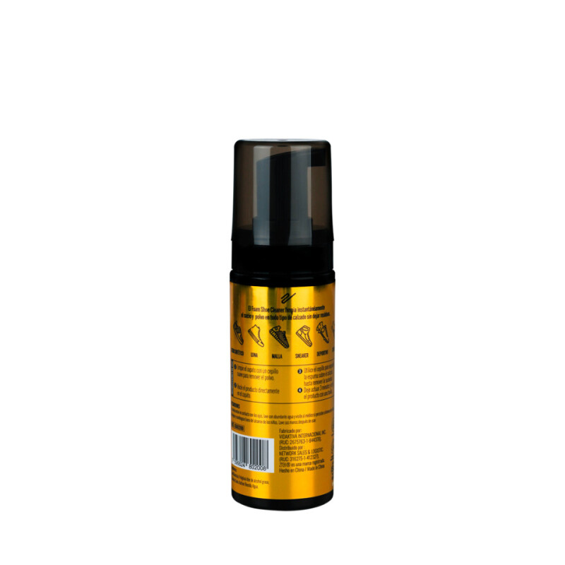 Limpiador Espumoso Ztek Para Calzado Unisex Blanco