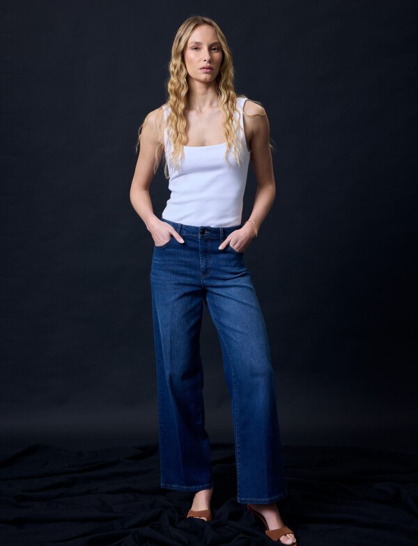 Jean Wide Leg JEAN OSCURO