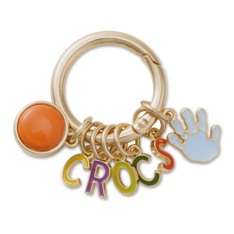 Jibbitz Crafted Crocs Ring Keychain Multicolor