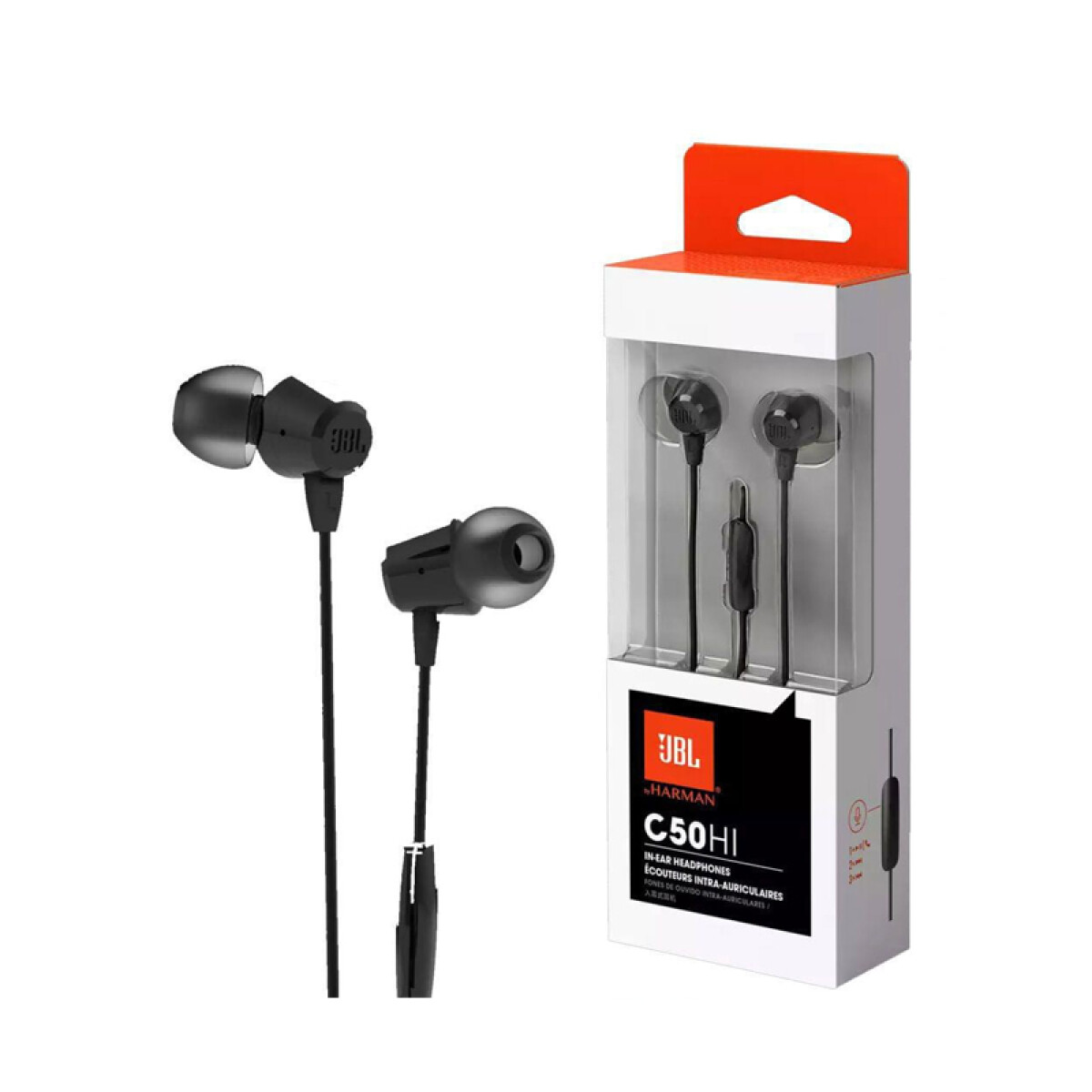 Auriculares JBL C50H. Manos libres, color azul. 