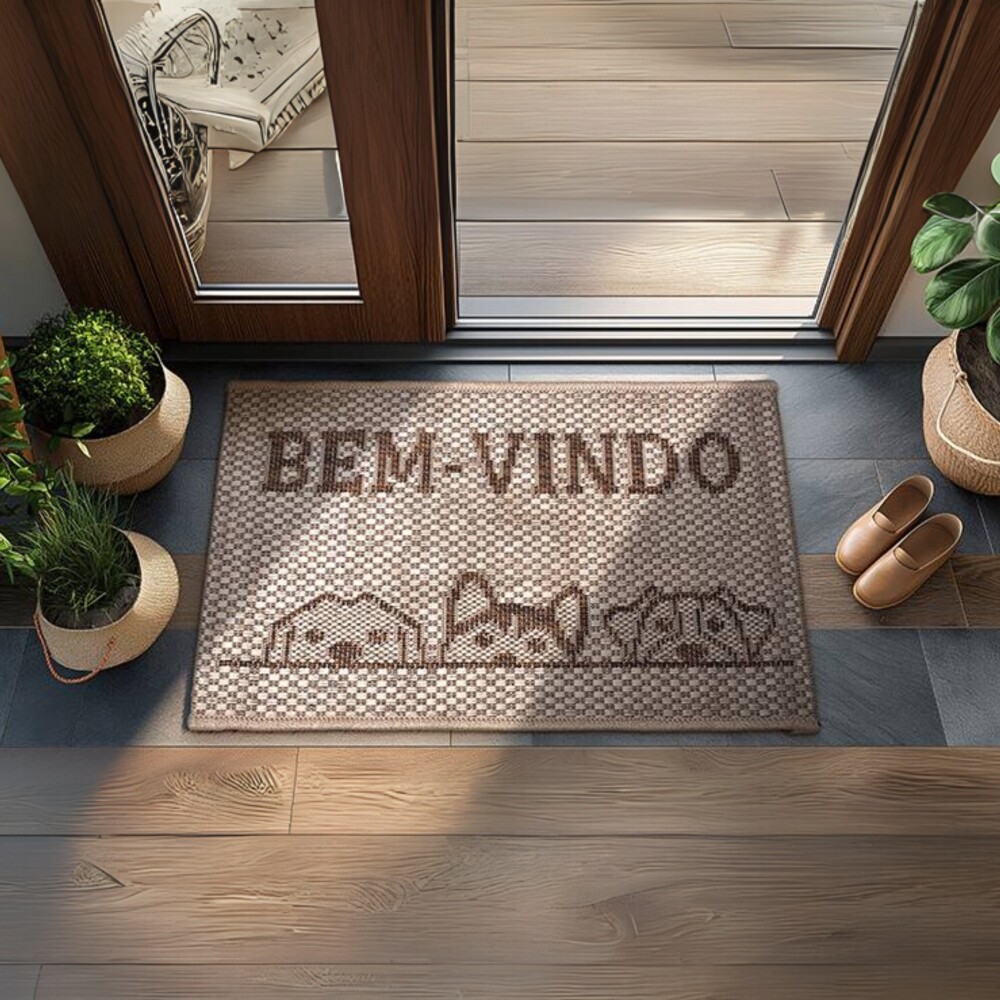 Alfombra Felpudo de Entrada - Eco Nature 40x60 cm Cane