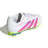 Championes de Fútbol Niño Adidas Predator Club FG/MG Blanco-Rosado