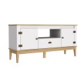 RACK PARA TV LINEA COLONIAL - MIEL/BLANCO RACK PARA TV LINEA COLONIAL - MIEL/BLANCO