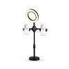 Anillo Led 6LL-2 mini 6" con pie y 2 soportes para celular Anillo Led 6LL-2 mini 6" con pie y 2 soportes para celular