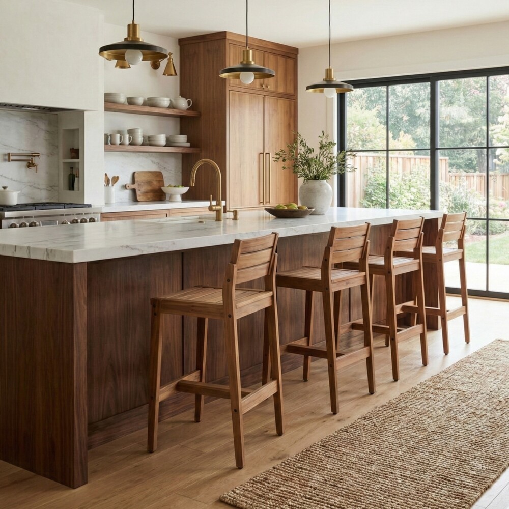 Banqueta Madera de Teca - Caraíva Banqueta Madera de Teca - Caraíva