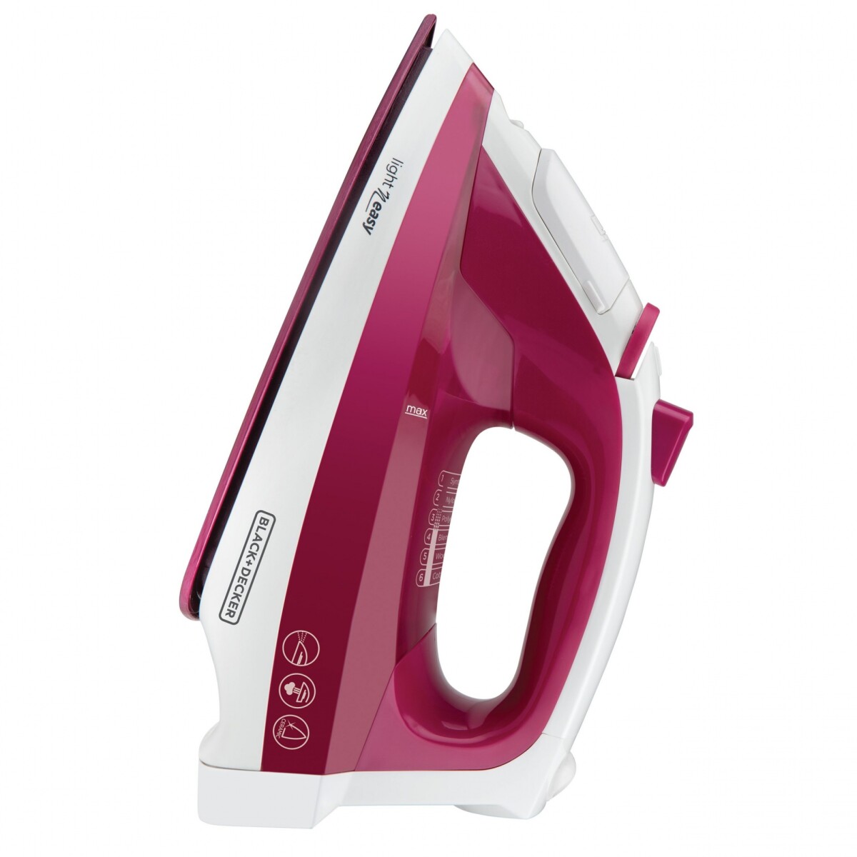 SUELA EN CERÁMICA,PLACHA A VAPOR BLACK&DECKER 