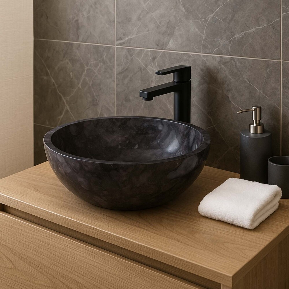 BACHA MARMOL NEGRO MARINO