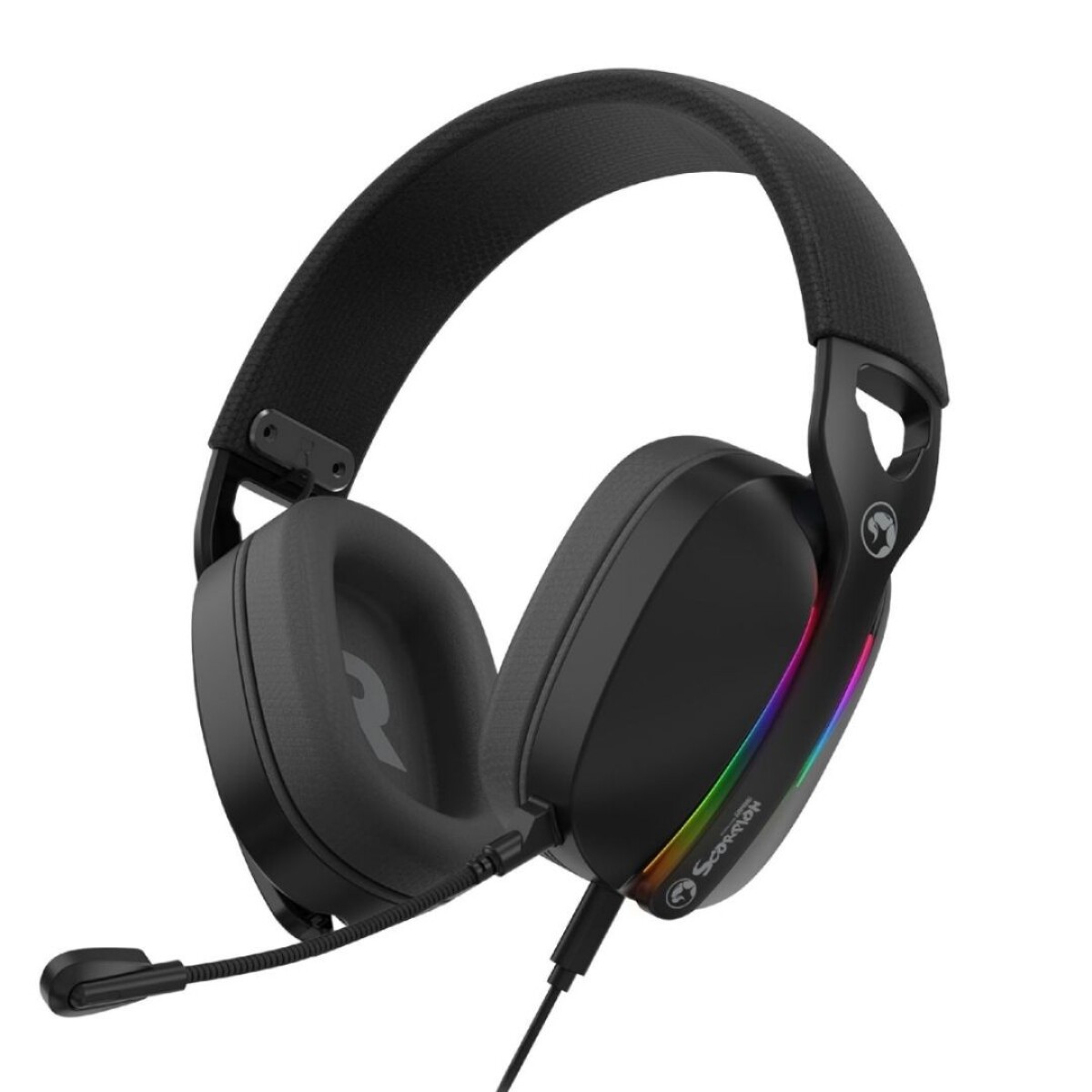 Auricular Gaming Marvo Hg9086 Pulz 70s 7.1 RGB - Black 
