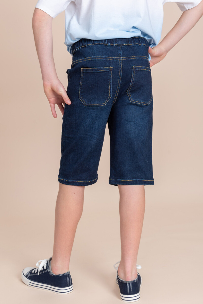 Bermuda denim Azul