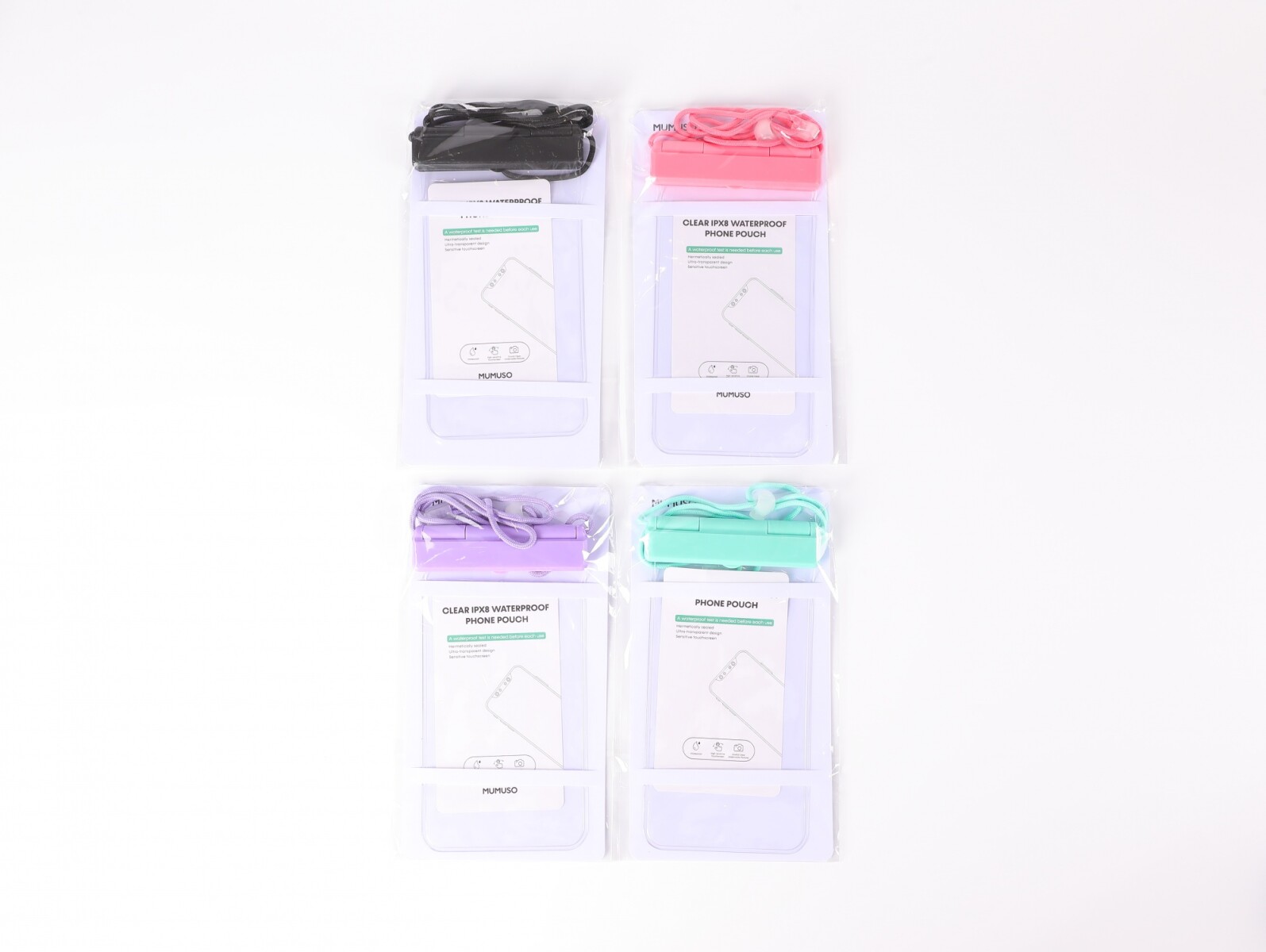 FUNDA IMPERMEABLE TRANSPARENTE PARA TELÉFONO IPX8 