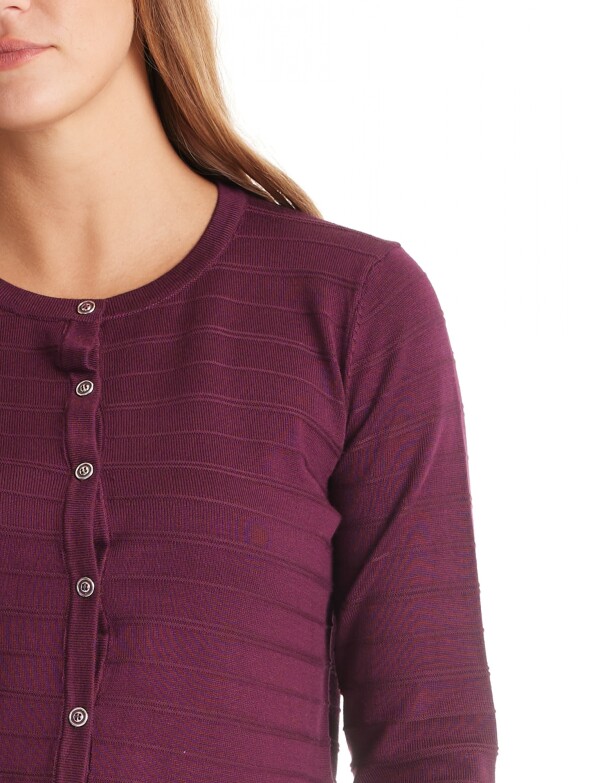 Cardigan Basico VIOLETA