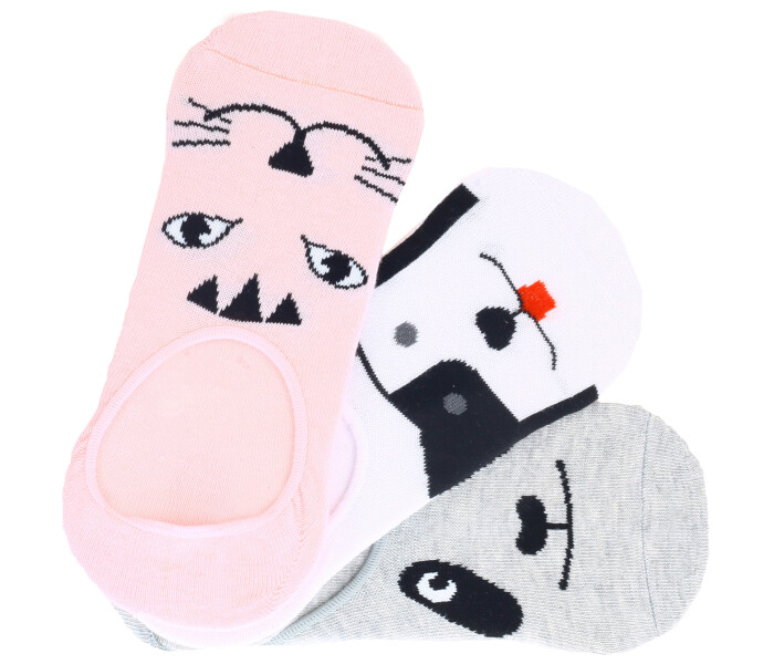 Media PETS pack x3 White/Grey/Pink