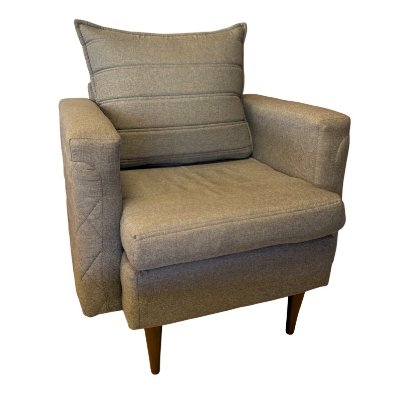 Poltrona Dominic Marron Claro Poltrona Dominic Marron Claro