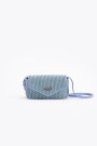 BANDOLERA LIPSTICK KNIT Celeste
