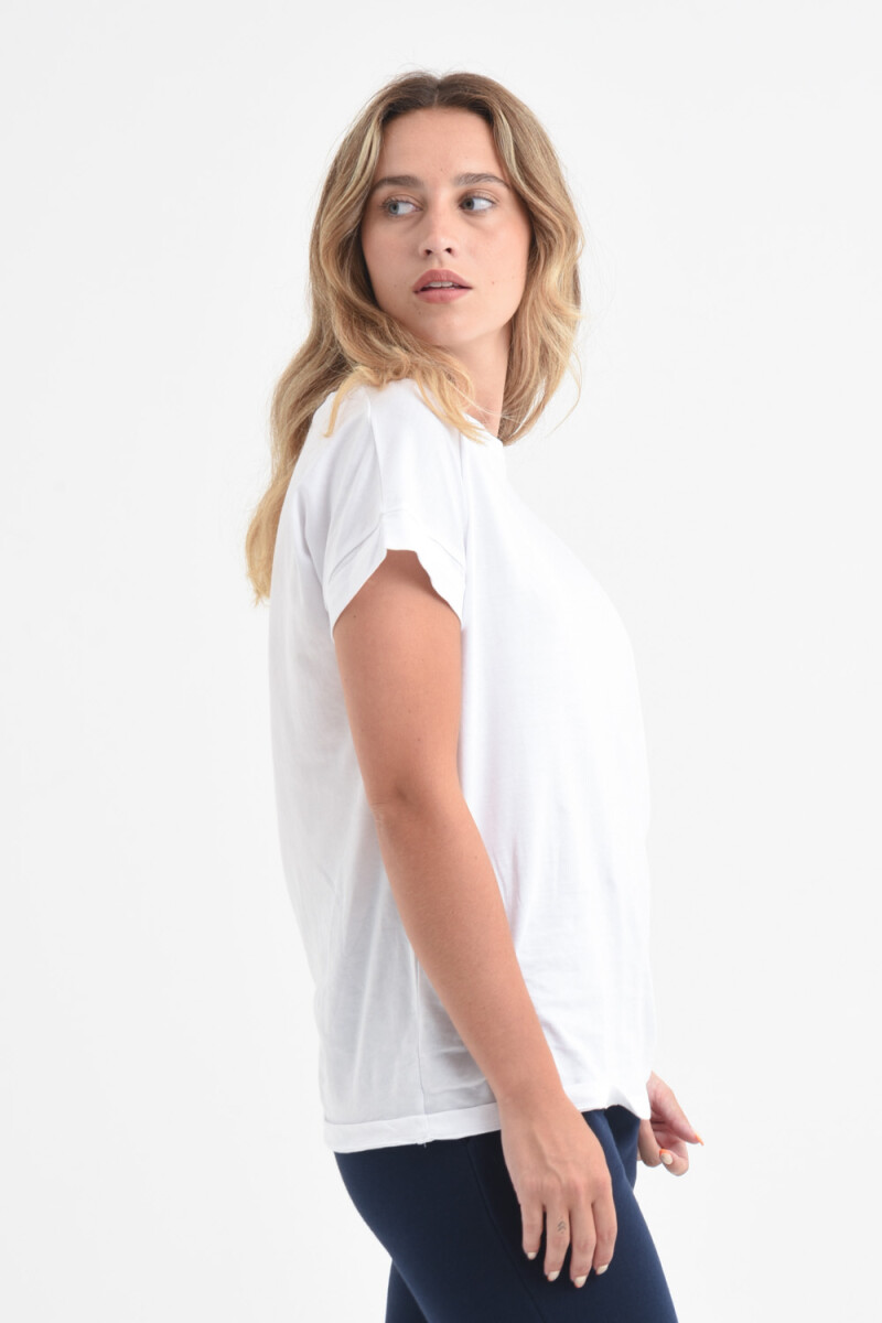 Camiseta manga corta algodón orgánico - Blanco 