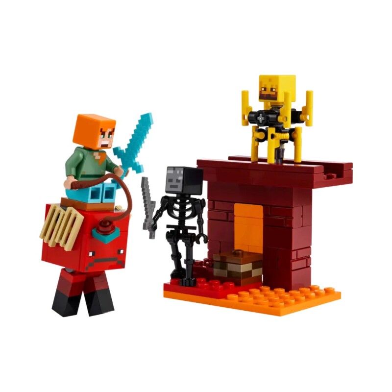 LEGO Minecraft La Batalla de la Lava del Nether 99 Piezas LEGO Minecraft La Batalla de la Lava del Nether 99 Piezas