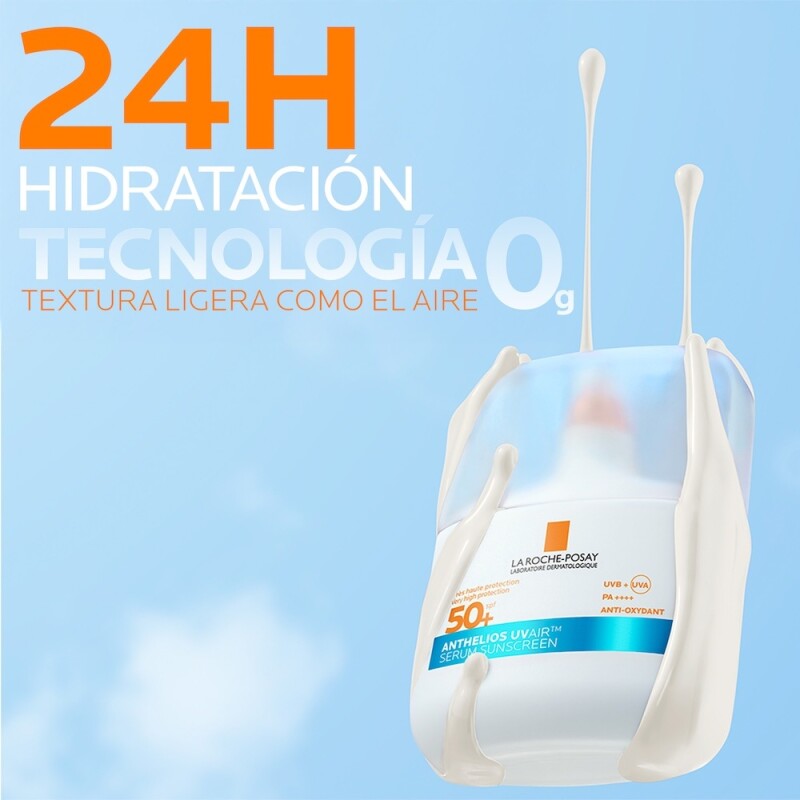 Protector Solar Anthelios Serum Uvair 50+ 50 Ml. Protector Solar Anthelios Serum Uvair 50+ 50 Ml.