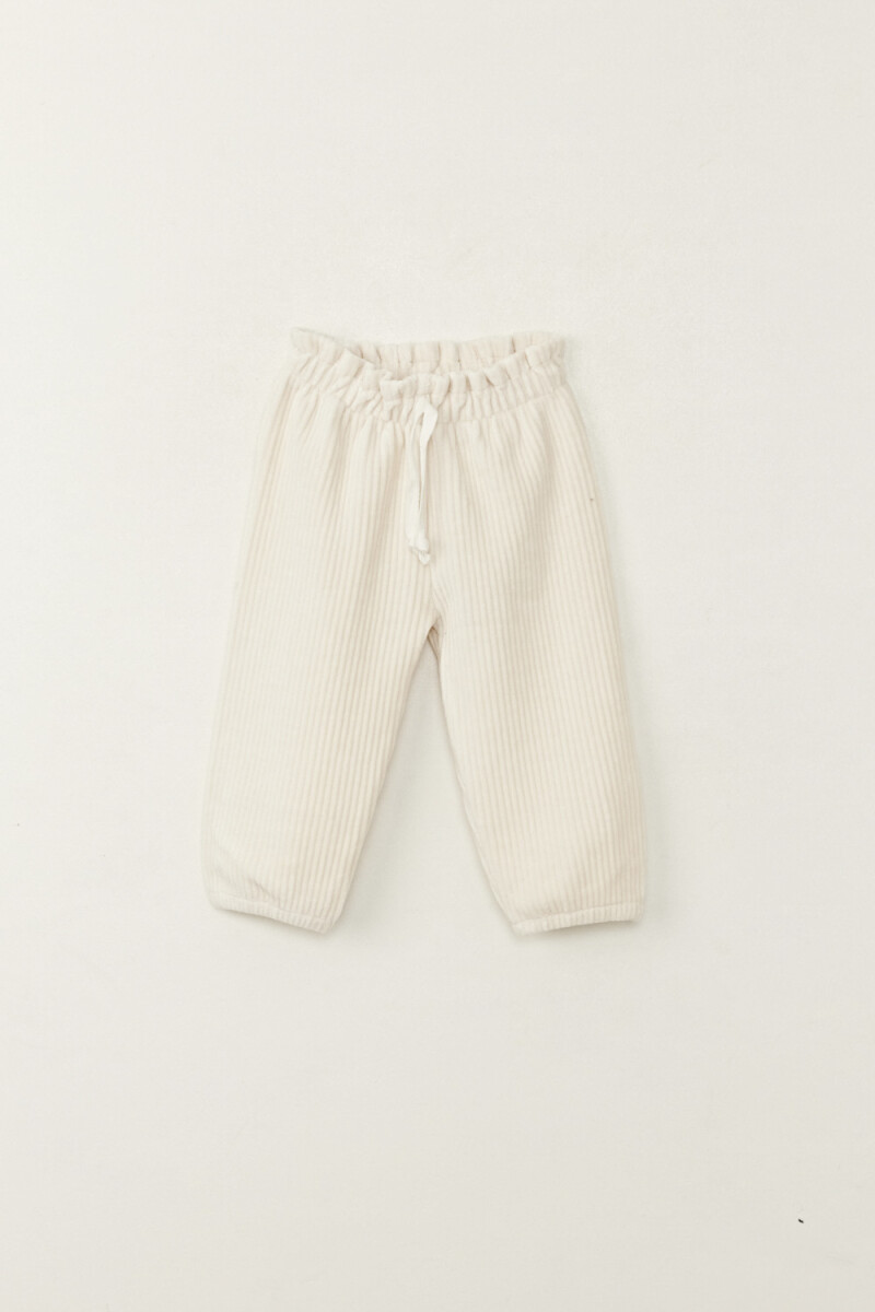 Pantalón pana Beige