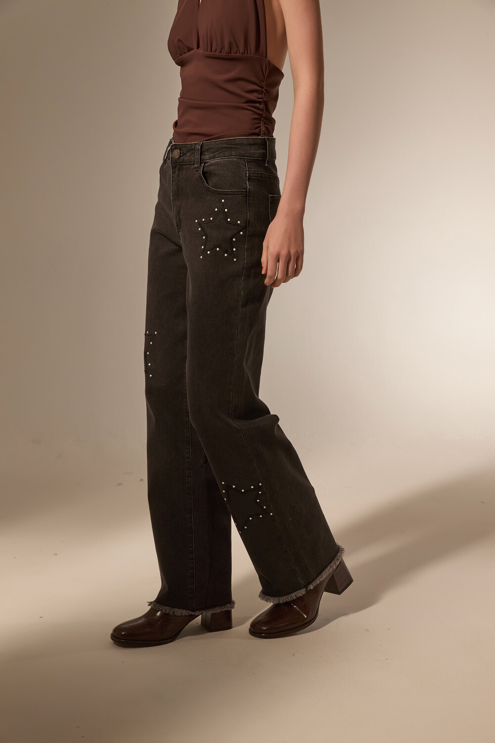 Pantalon Kaelis Gris Oscuro