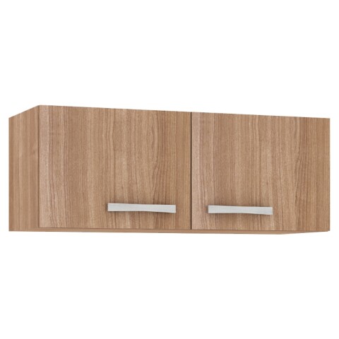 Mueble Aereo de 2 puertas s/estante interior natural 80x29x30cm Almendra