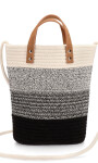 BOLSA MATERA ATENEA DEGRADE CRUDO, GRIS Y NEGRO