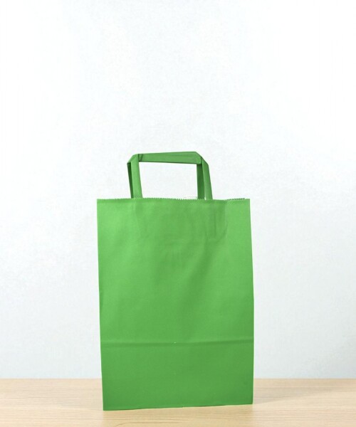 Bolsa lisa acuario 22x10x30 cm VERDE