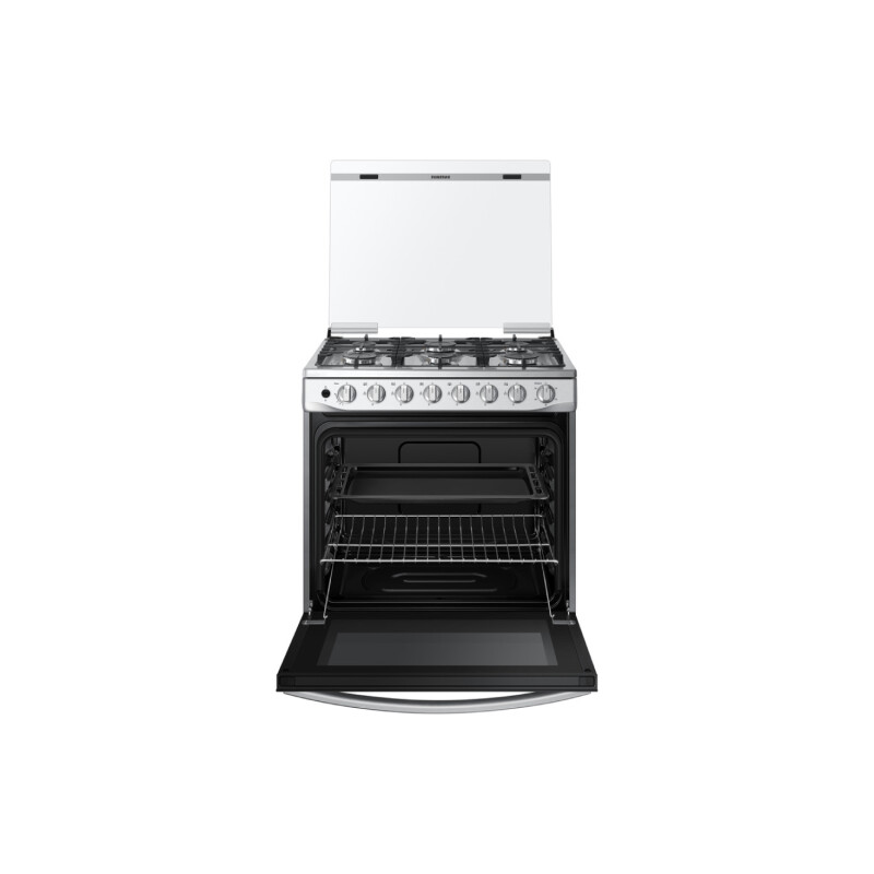 Cocina a Gas Samsung 6 Quemadores Negra con Horno a Gas 146L Cocina a Gas Samsung 6 Quemadores Negra con Horno a Gas 146L
