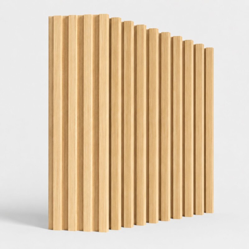 Set x10 Panel ranurado WPC 290x16cm MARRON CLARO