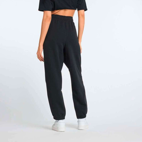 Pantalón Largo Sport Essentials French Terry Jogger de Mujer Negro