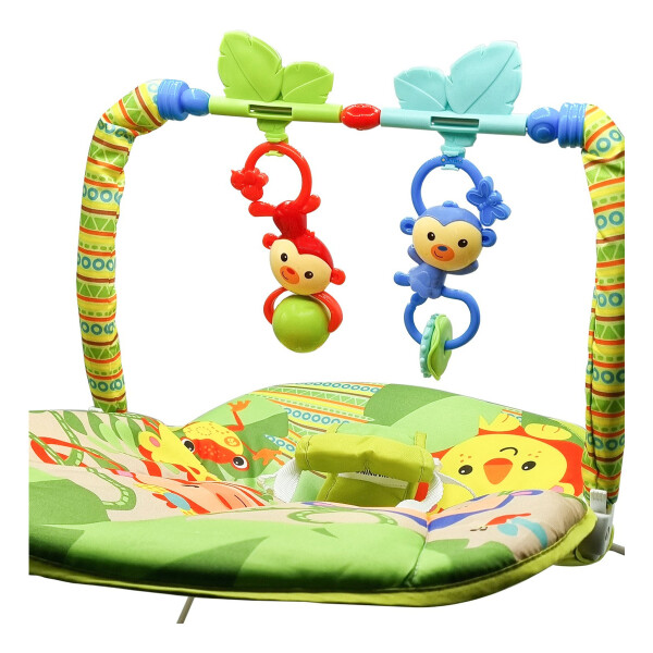 Bouncer Silla Para Bebes Mecedora Vibrador Sonido Calidad Variante Color Verde