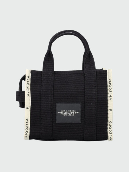 MARC JACOBS- THE JACQUARD SMALL TOTE BAG Negro