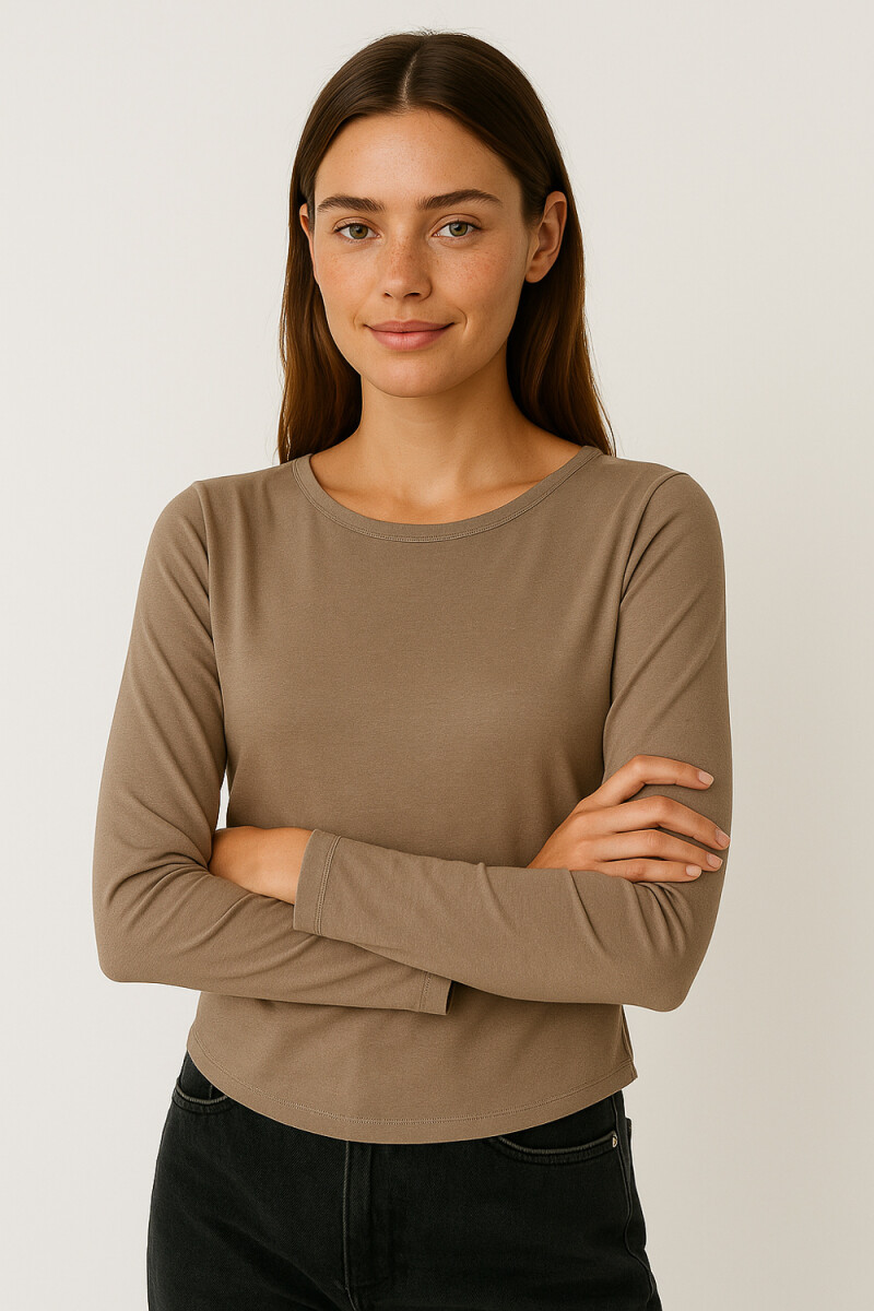 Remera Sidrana - Taupe Claro 