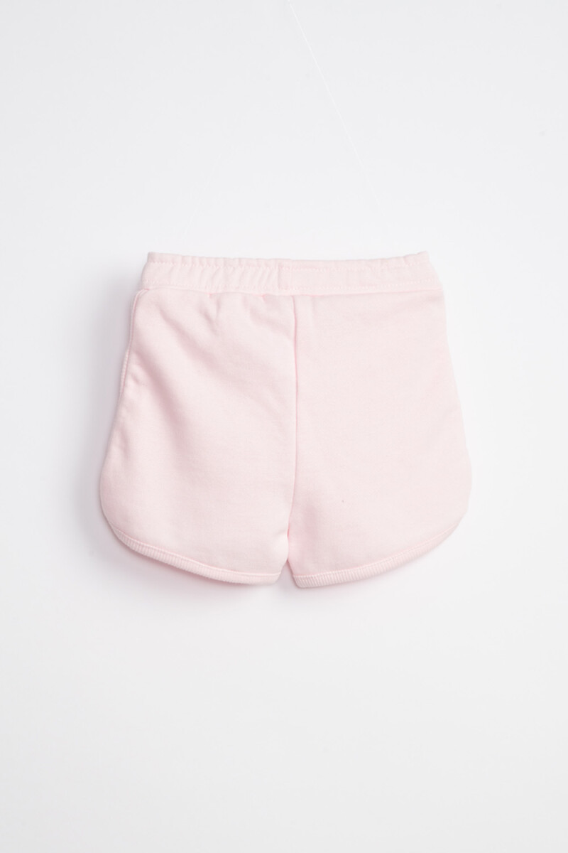 Short deportivo con volados Rosa