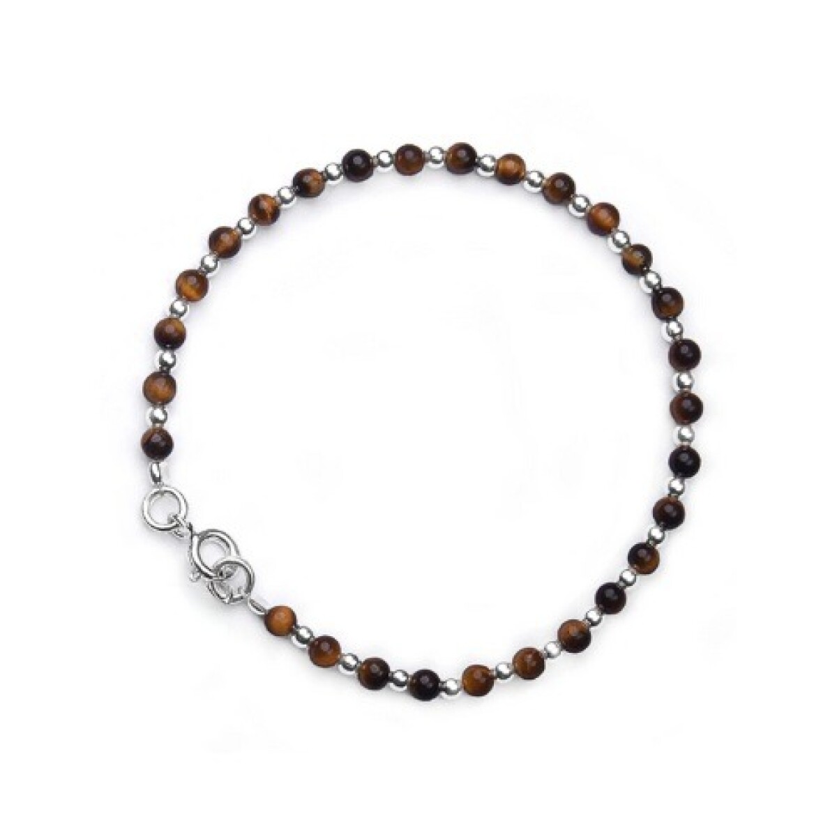 Pulsera Perlitas de Colores - Ojo de Tigre 