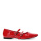 Ballerina de Mujer Miss Carol NOLIX con doble tira Rojo
