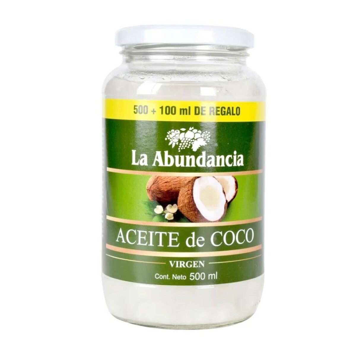 Aceite De Coco La Abundancia 500ml 