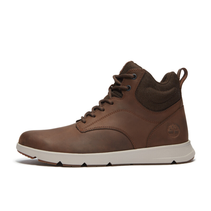 Zapatillas Parker Street Mid Hombre Dark Brown Full Grain